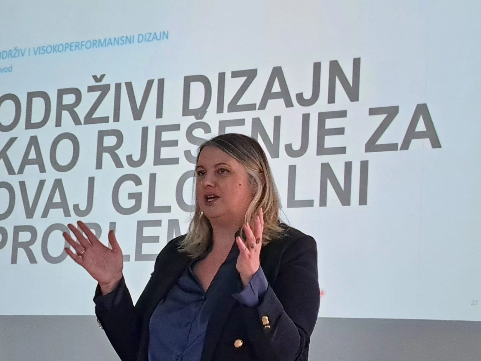 Prof. dr. Ajla Akšamija na prenosu znanja u BiH